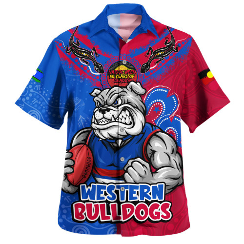 Western Bulldogs Hawaiian Shirt NAIDOC Week One Spirit One Pride