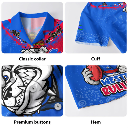 Western Bulldogs Hawaiian Shirt NAIDOC Week One Spirit One Pride