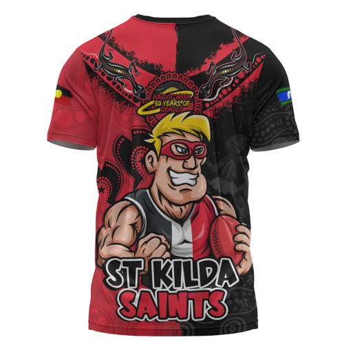 St Kilda T-Shirt NAIDOC Week One Spirit One Pride