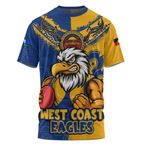 West Coast Eagles T-Shirt NAIDOC Week One Spirit One Pride