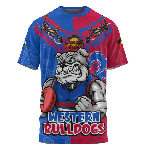 Western Bulldogs T-Shirt NAIDOC Week One Spirit One Pride