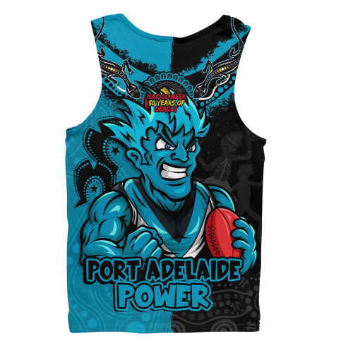 Port Adelaide Men Singlet NAIDOC Week One Spirit One Pride