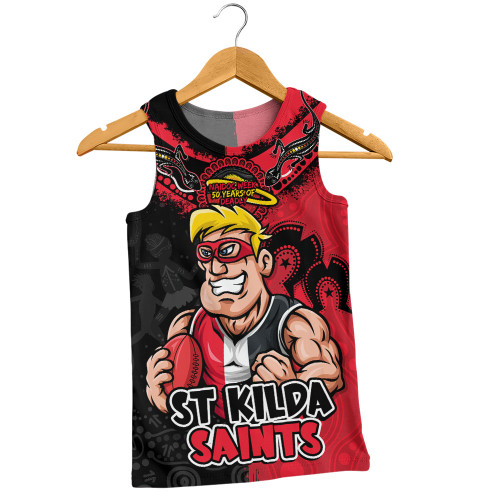 St Kilda Men Singlet NAIDOC Week One Spirit One Pride