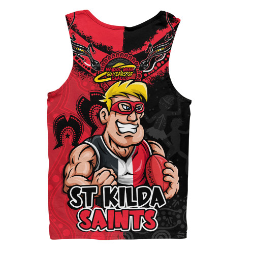 St Kilda Men Singlet NAIDOC Week One Spirit One Pride