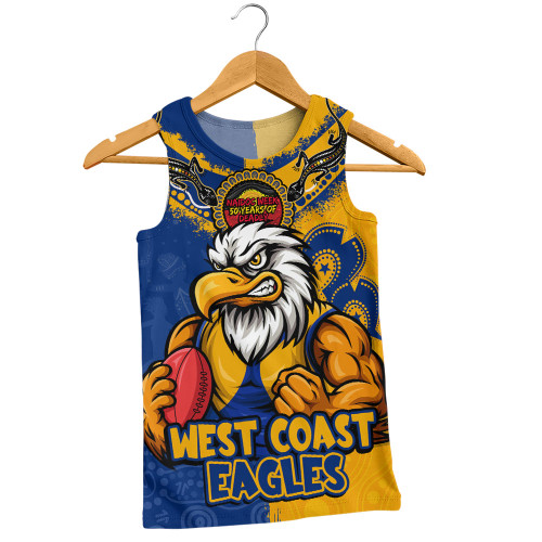 West Coast Eagles Men Singlet NAIDOC Week One Spirit One Pride