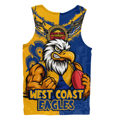West Coast Eagles Men Singlet NAIDOC Week One Spirit One Pride
