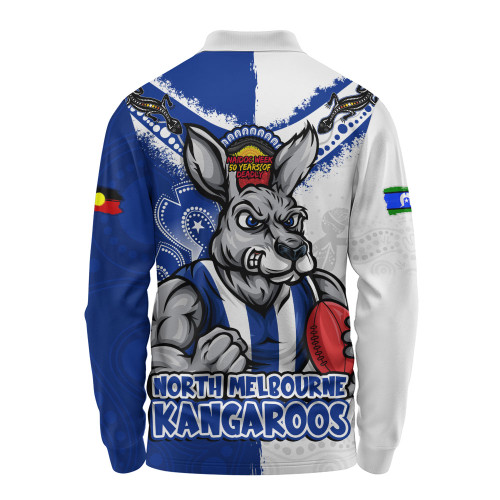 North Melbourne Long Sleeve Polo Shirt NAIDOC Week One Spirit One Pride