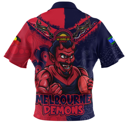 Melbourne Zip Polo Shirt NAIDOC Week One Spirit One Pride