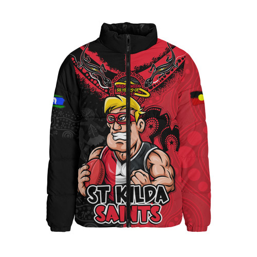 St Kilda Padded Jacket NAIDOC Week One Spirit One Pride