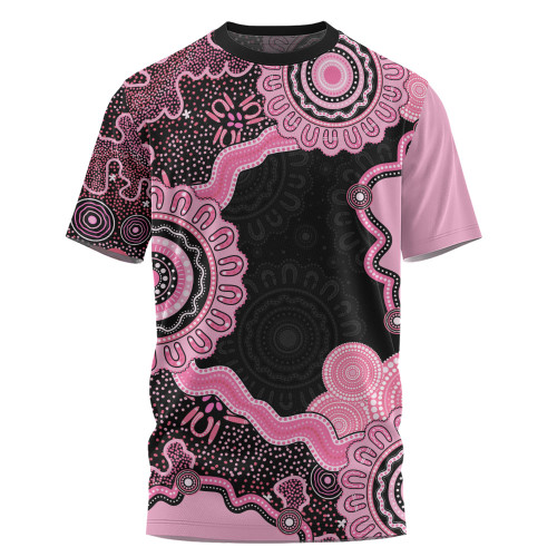 Indigenous Australian Aboriginal T-Shirt Connected By Flow And Spirit
