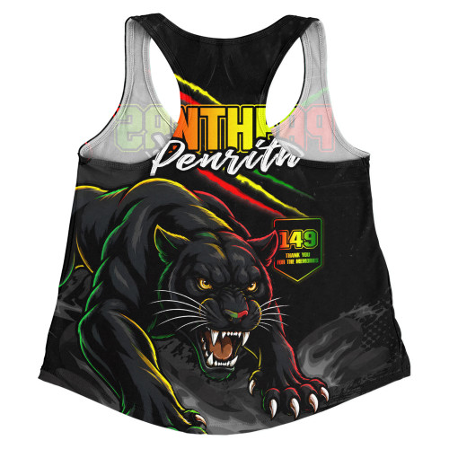 Penrith Panthers Women Racerback Singlet Honouring 60 Seasons Of Fierce Legacy