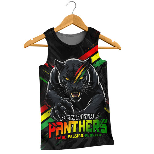 Penrith Panthers Men Singlet Breaking Limits Through 60 Seasons