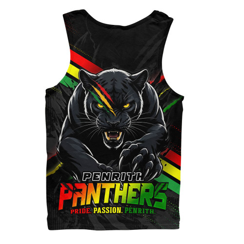 Penrith Panthers Men Singlet Breaking Limits Through 60 Seasons