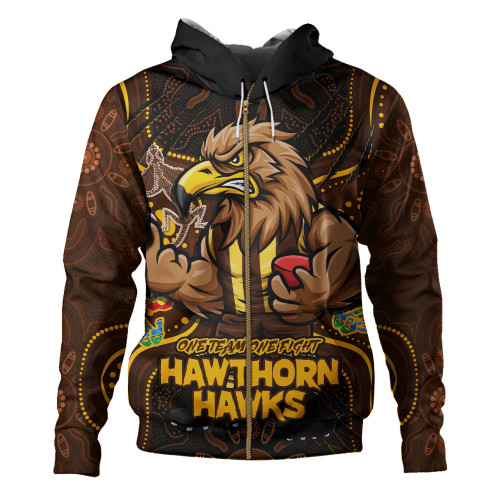 Hawthorn Hoodie One Team One Fight