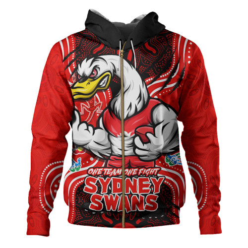 Sydney Swans Hoodie One Team One Fight