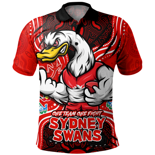 Sydney Swans Polo Shirt One Team One Fight