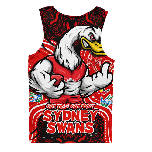 Sydney Swans Men Singlet One Team One Fight