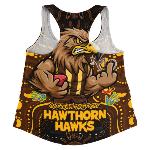 Hawthorn Women Racerback Singlet One Team One Fight