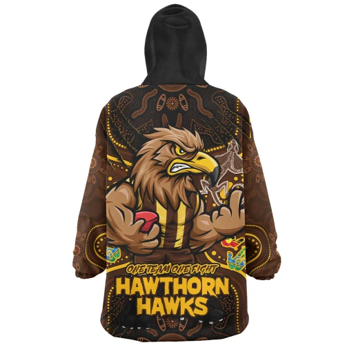 Hawthorn Snug Hoodie One Team One Fight