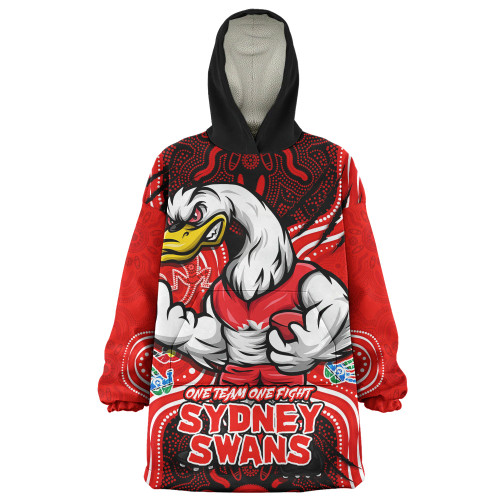 Sydney Swans Snug Hoodie One Team One Fight