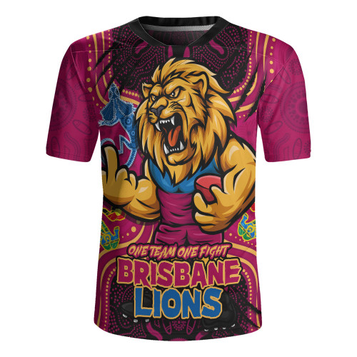 Brisbane Lions Rugby Jersey One Team One Fight