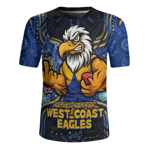 West Coast Eagles Rugby Jersey One Team One Fight