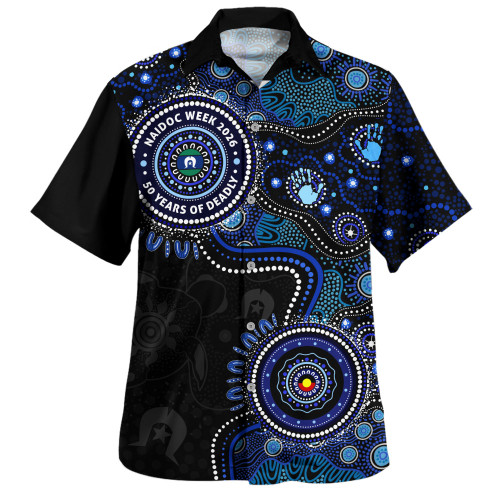 Indigenous Australian Aboriginal Hawaiian Shirt Naidoc Week Spirit Connection Through Sea Country