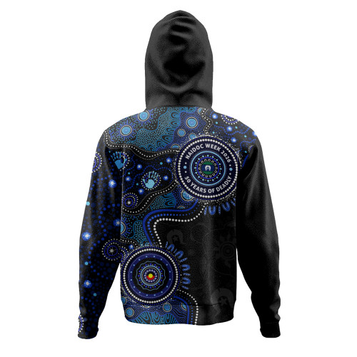 Indigenous Australian Aboriginal Hoodie Naidoc Week Spirit Connection Through Sea Country