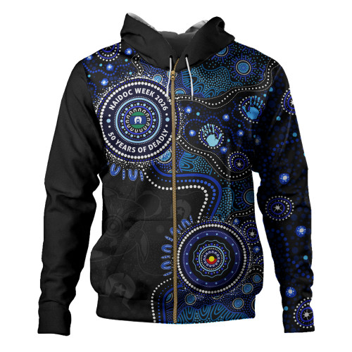 Indigenous Australian Aboriginal Hoodie Naidoc Week Spirit Connection Through Sea Country