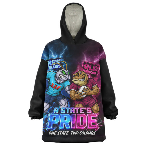 Queensland Maroons Snug Hoodie NSW Vs QLD State Pride Clash