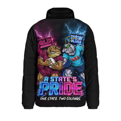 Queensland Maroons Padded Jacket NSW Vs QLD State Pride Clash