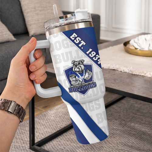 Canterbury-Bankstown Bulldogs 40oz Tumbler Breaking Through Limits With Every Line