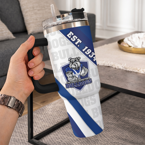 Canterbury-Bankstown Bulldogs 40oz Tumbler Breaking Through Limits With Every Line