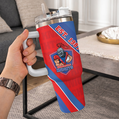 Newcastle Knights 40oz Tumbler Breaking Through Limits With Every Line
