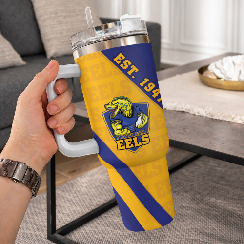 Parramatta Eels 40oz Tumbler Breaking Through Limits With Every Line