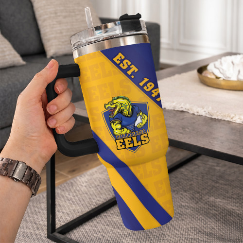 Parramatta Eels 40oz Tumbler Breaking Through Limits With Every Line