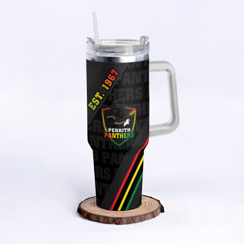 Penrith Panthers 40oz Tumbler Breaking Through Limits With Every Line