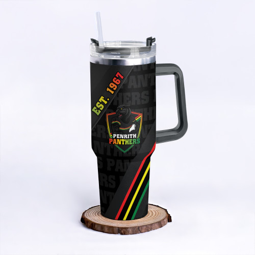 Penrith Panthers 40oz Tumbler Breaking Through Limits With Every Line