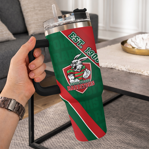 South Sydney Rabbitohs 40oz Tumbler Breaking Through Limits With Every Line