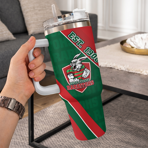 South Sydney Rabbitohs 40oz Tumbler Breaking Through Limits With Every Line