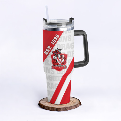St. George Illawarra Dragons 40oz Tumbler Breaking Through Limits With Every Line