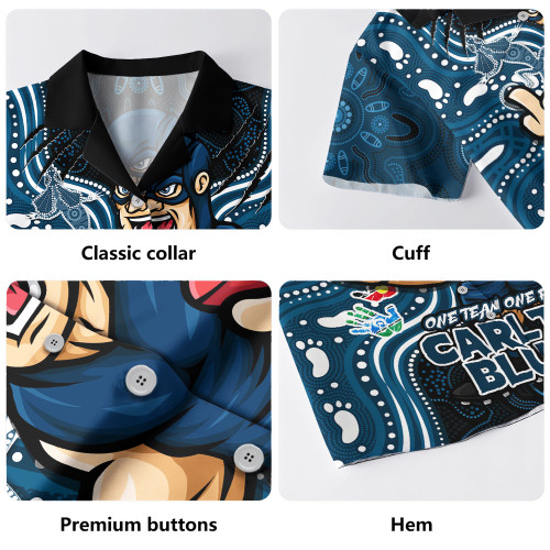 Carlton Hawaiian Shirt One Team One Fight
