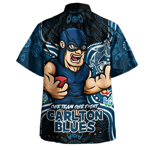 Carlton Hawaiian Shirt One Team One Fight