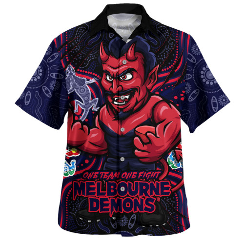 Melbourne Hawaiian Shirt One Team One Fight