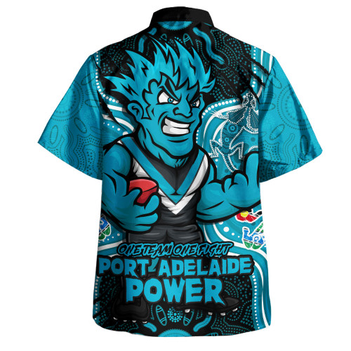Port Adelaide Hawaiian Shirt One Team One Fight