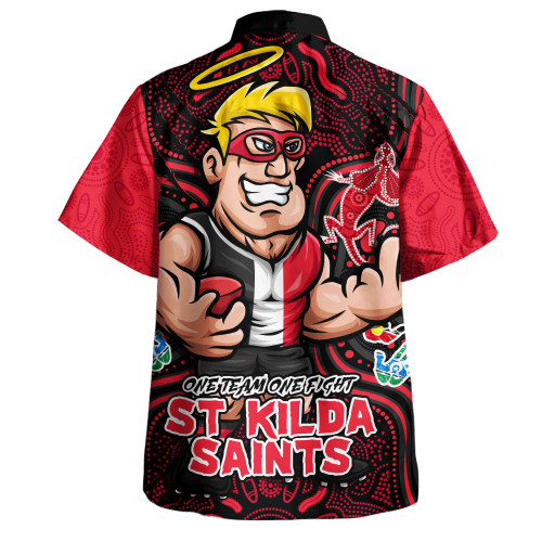 St Kilda Hawaiian Shirt One Team One Fight