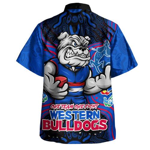 Western Bulldogs Hawaiian Shirt One Team One Fight