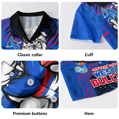 Western Bulldogs Hawaiian Shirt One Team One Fight