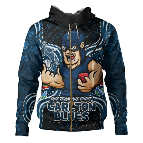 Carlton Hoodie One Team One Fight
