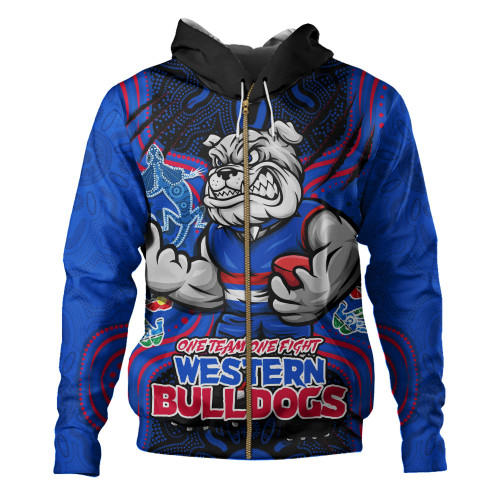 Western Bulldogs Hoodie One Team One Fight